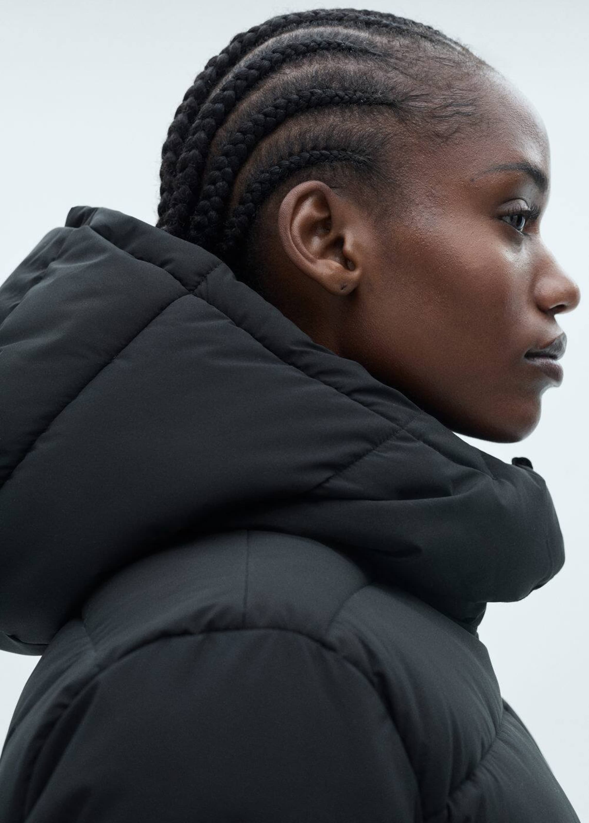 Puffer coat mango hotsell