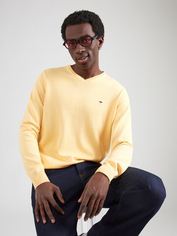 FYNCH-HATTON Пуловер в жълто: отпред