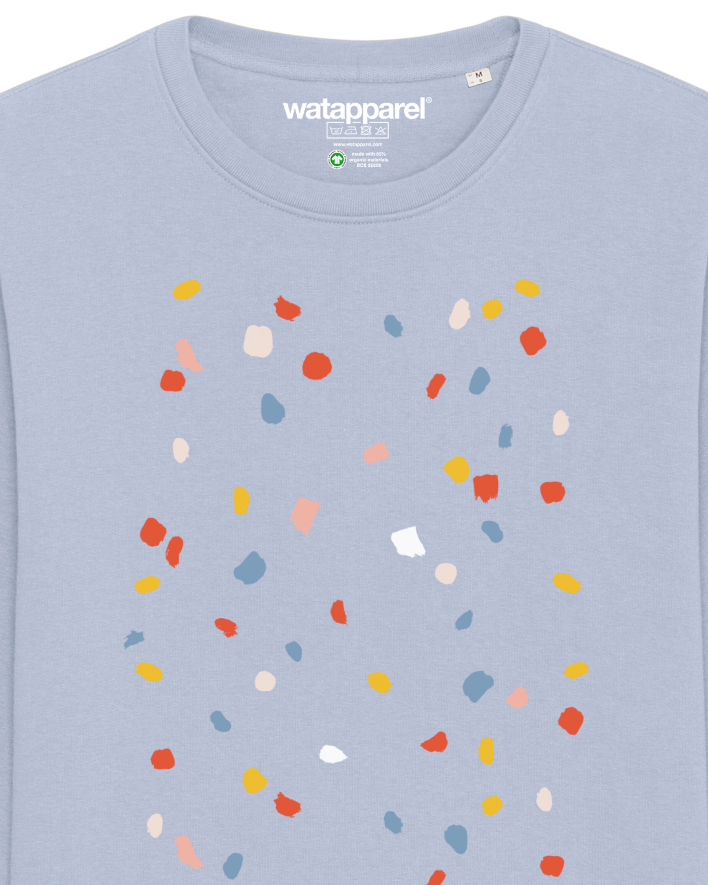 Sweat-shirt 'This is Art' Watapparel en bleu