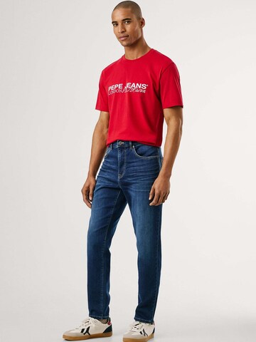 Tapered Jeans 'Cage' di Pepe Jeans in blu