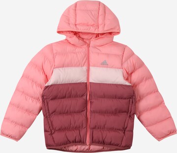 ADIDAS SPORTSWEAR Куртка в спортивном стиле в Ярко-розовый: спереди
