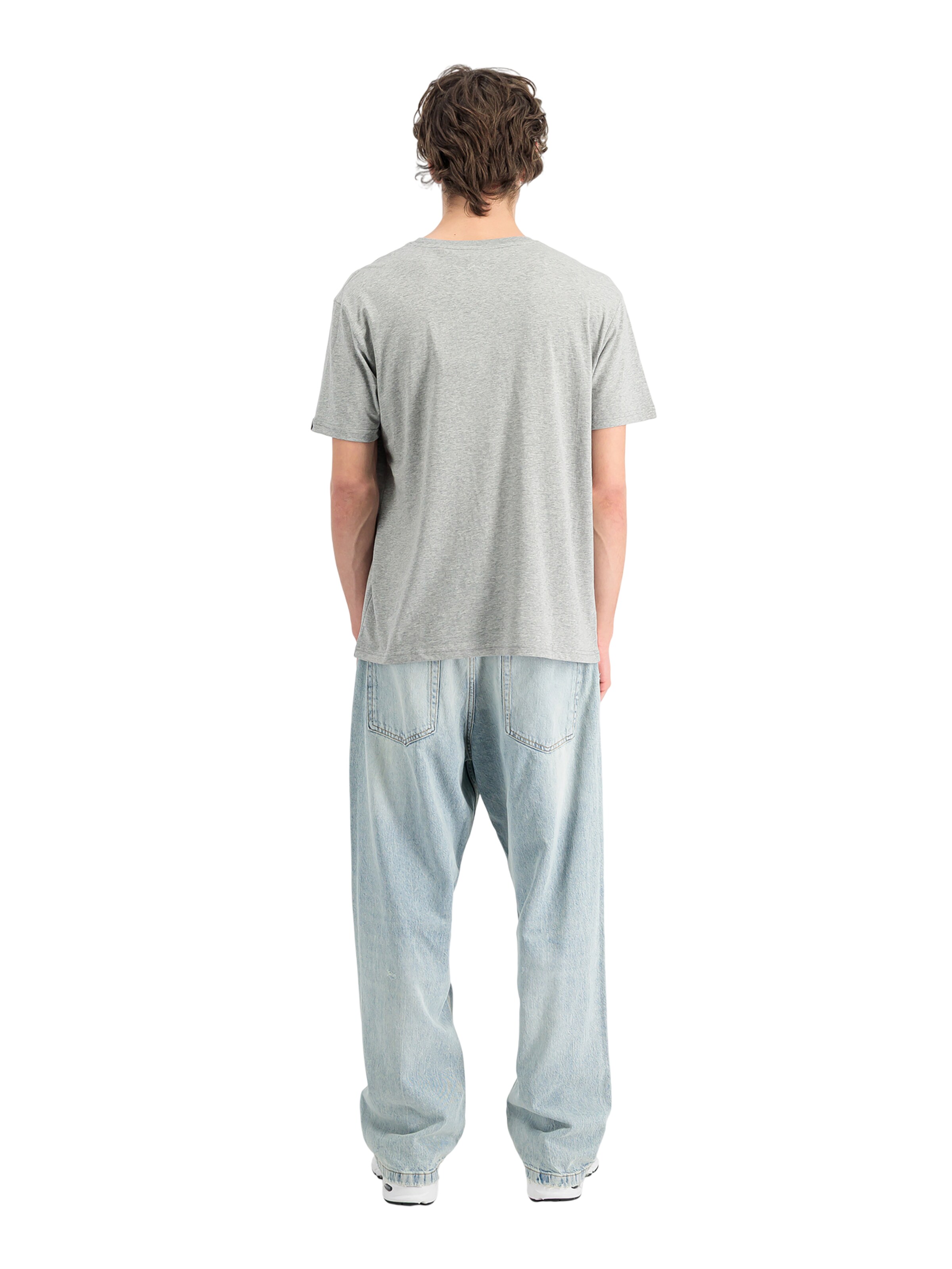 ALPHA INDUSTRIES Shirt 'Basic 2 Pack' in Blue