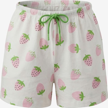 Pantalon de pyjama ' Erdbeer-Motiv ' Rösch en rose : devant