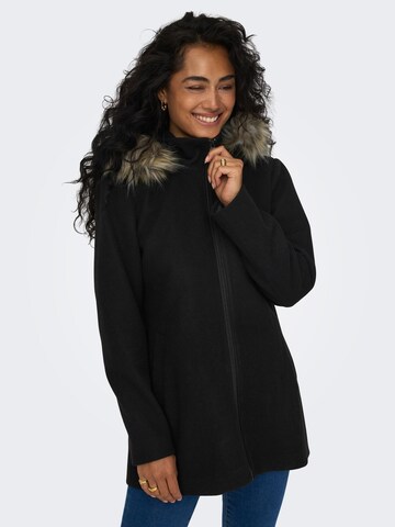 ONLY Between-Seasons Coat 'ONLNew Erica' in Black: front