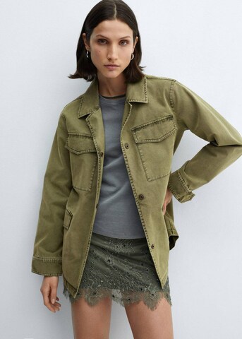 MANGO Between-Season Jacket 'Caracas' in Green: front