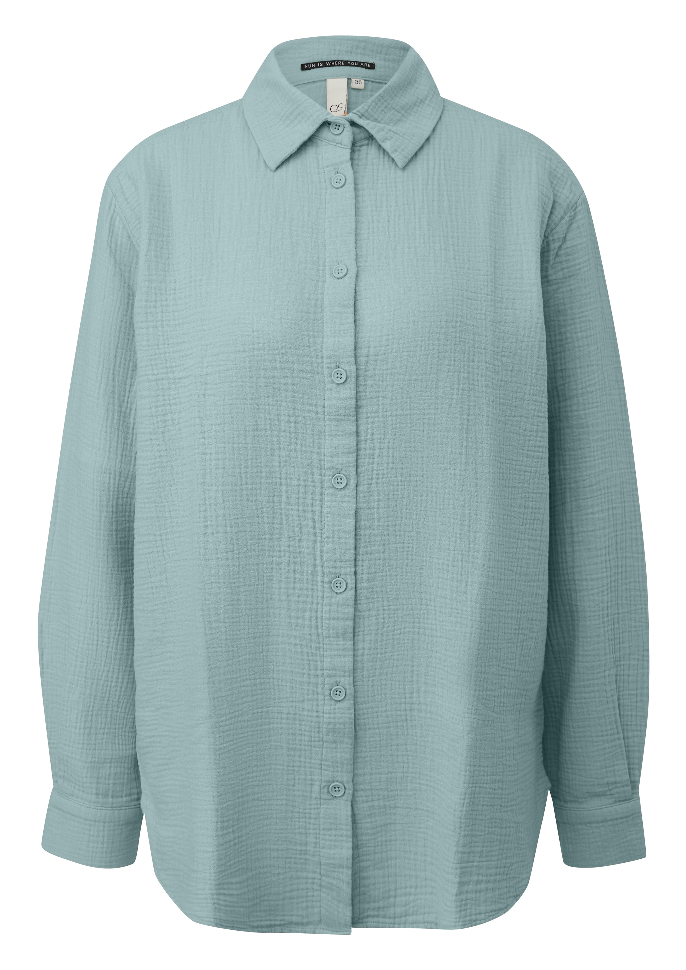 QS Blouse in Aqua, Item view