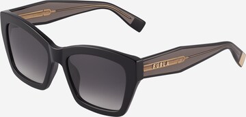 FURLA Солнцезащитные очки в Черный: спереди