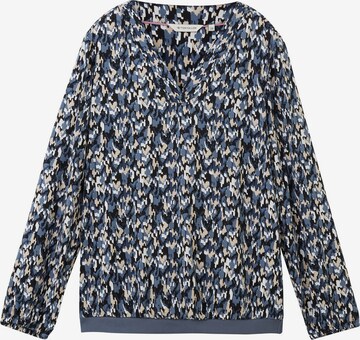 TOM TAILOR Blouse in Blauw: voorkant