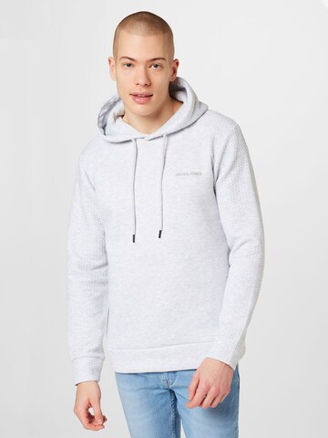 JACK & JONES Sweatshirt 'STAPLE' in Weiß: predná strana