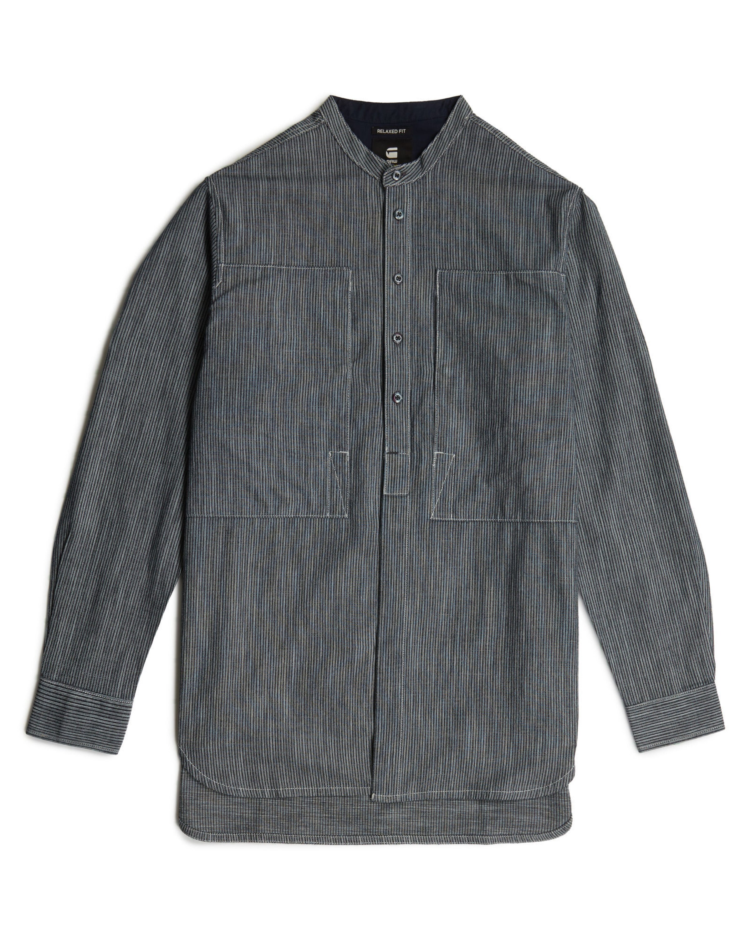 G-STAR Comfort fit Button Up Shirt in Blue: front