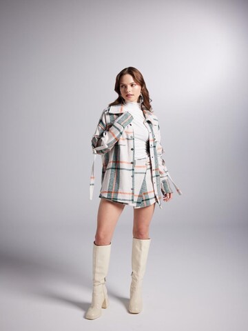 HOLLY LOLLY Oversized kardigan – béžová