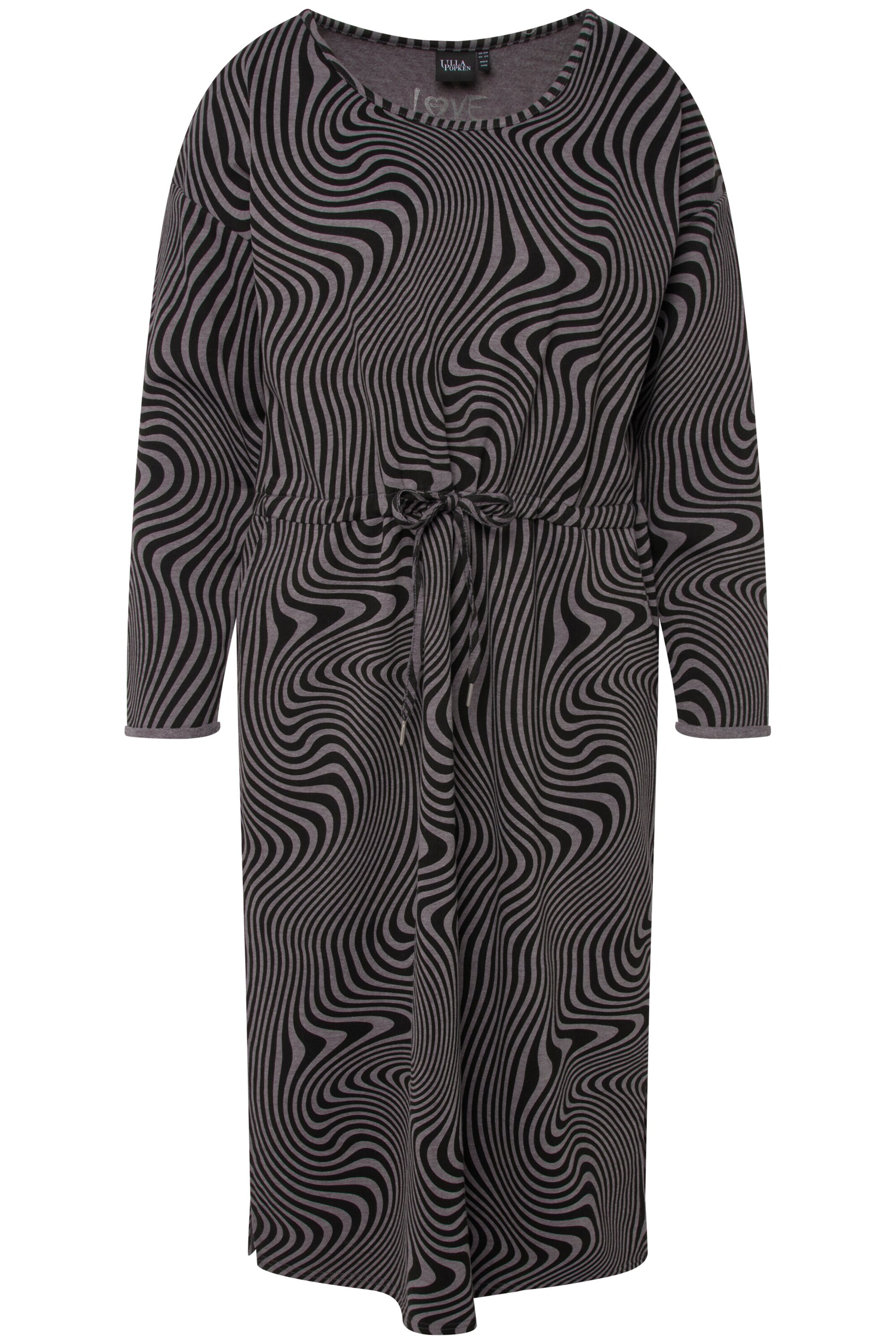 Ulla Popken Kleid in Schwarz: Vorderseite