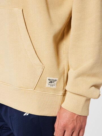 Sweat-shirt Reebok en beige