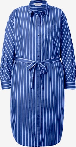 Studio Untold Shirt dress in Blue: front