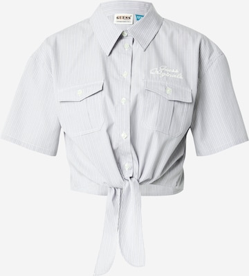 Camicia da donna di GUESS Originals in blu: frontale