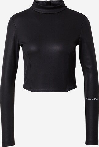 Calvin Klein Jeans Shirt in Zwart: voorkant