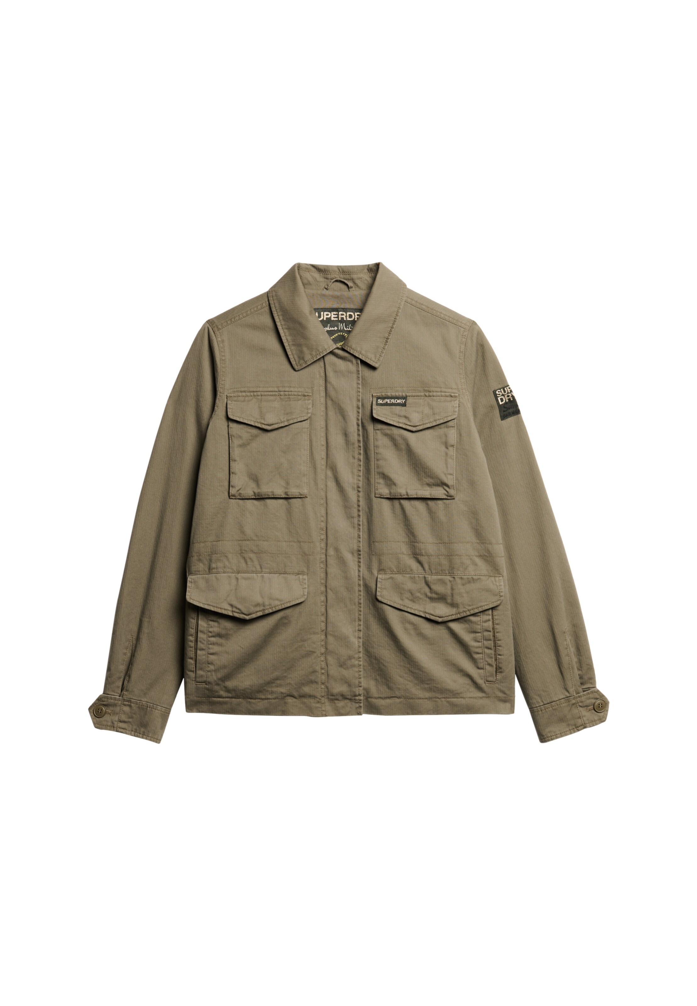 Veste mi-saison Superdry en vert : devant