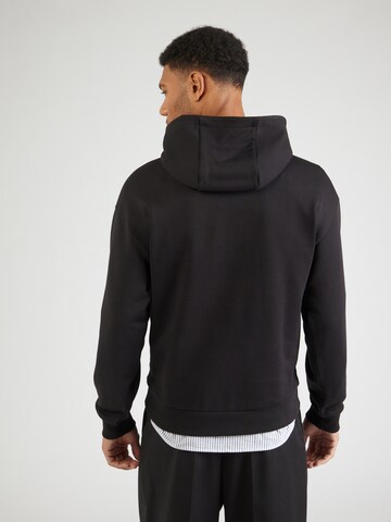 HUGO Sweatshirt 'Deseqino' in Schwarz