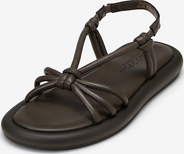 Marc O'Polo Sandale in Braun: Vorderseite