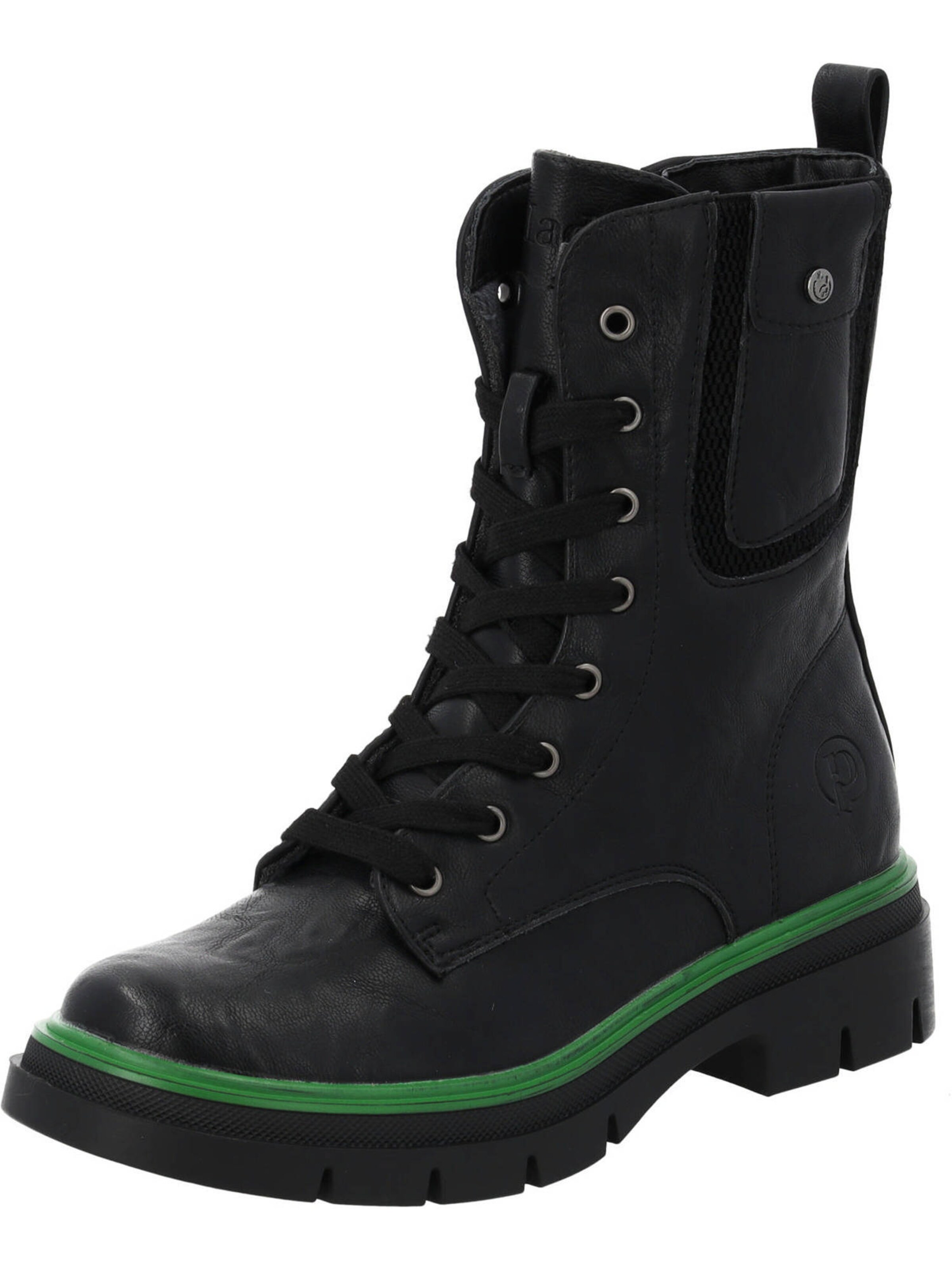 Bottes à lacets Palado by Sila Sahin en noir : devant