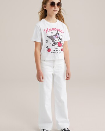WE Fashion Футболка в Белый
