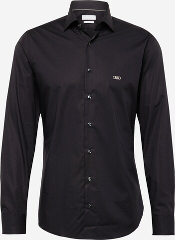 Michael Kors - Regular Fit Camisa em preto: frente