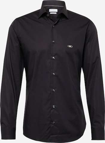 Michael Kors Regular fit Button Up Shirt in Black: front