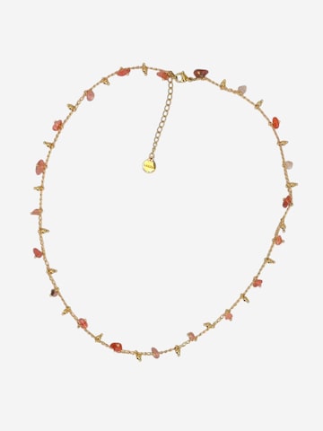 Lakris Jewelry Kæde 'LIVIA' i orange: forside