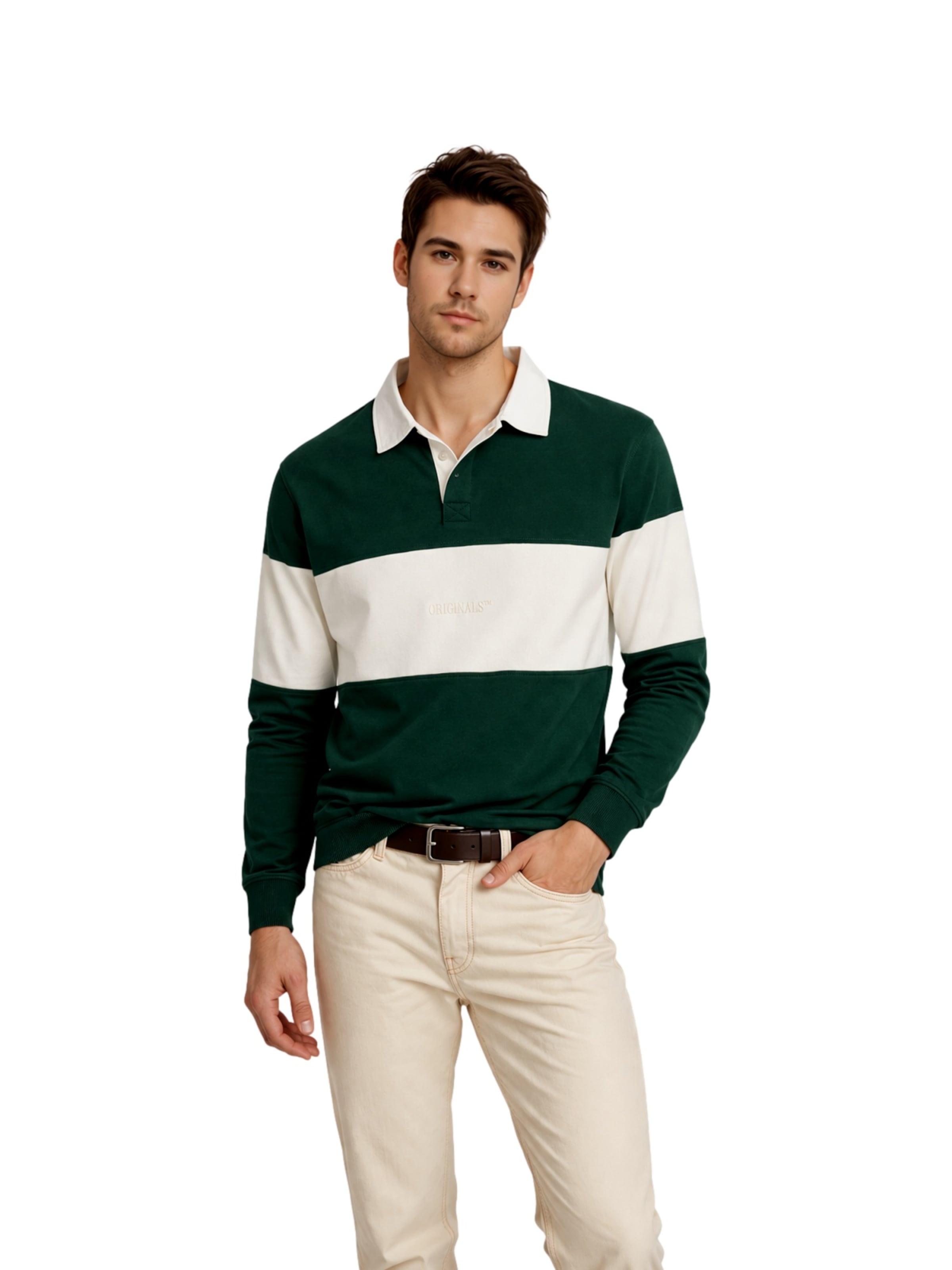 Felpa 'JORFREDERIKSBERG' di JACK & JONES in verde: frontale