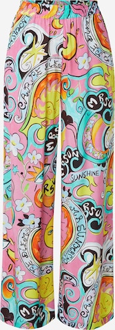 rožinė Emily Van Den Bergh Plačios klešnės Kelnės: priekis