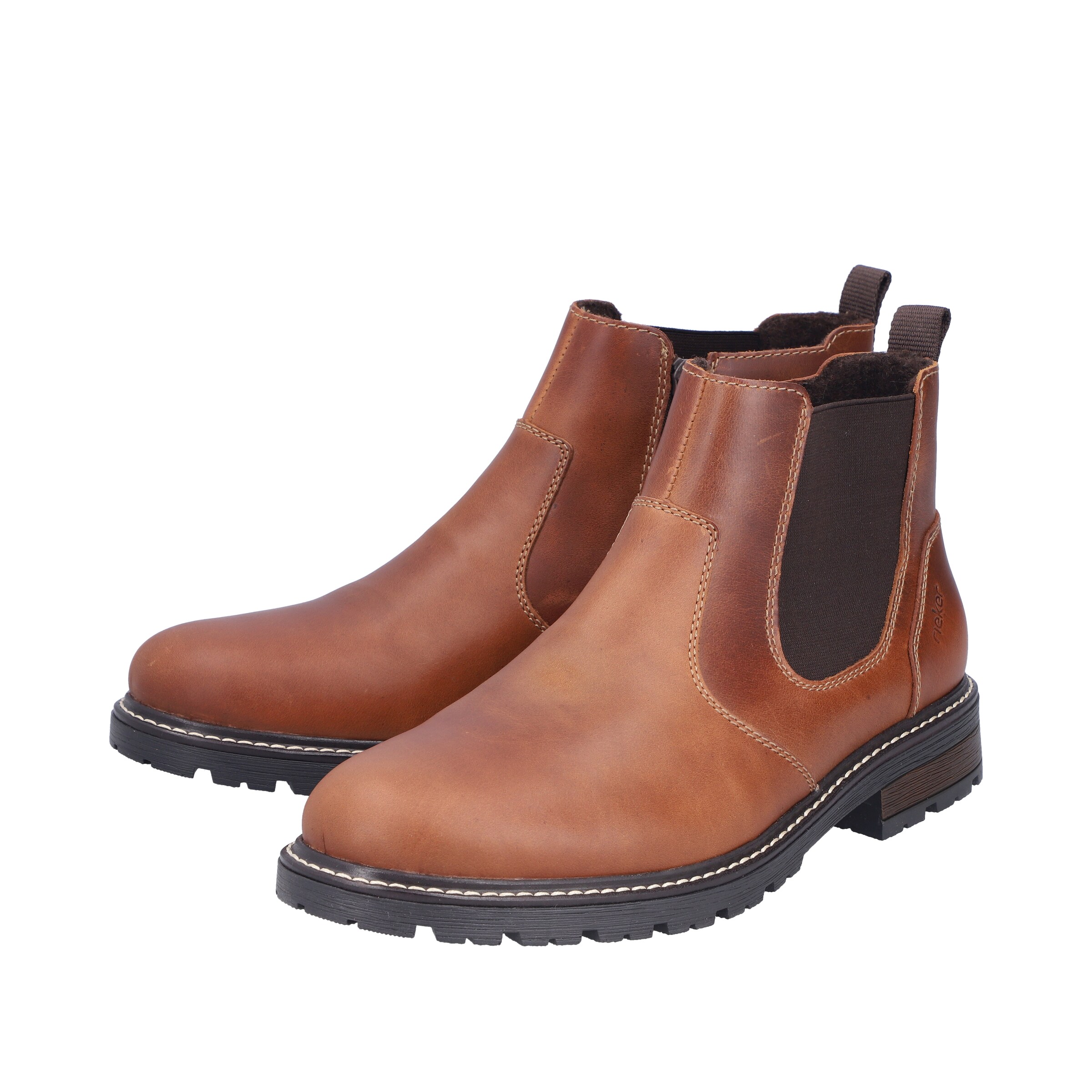 Chelsea Boots Rieker en marron