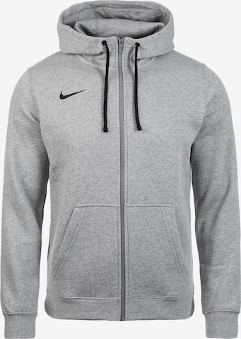 NIKE Sportsweatvest in Grijs: voorkant