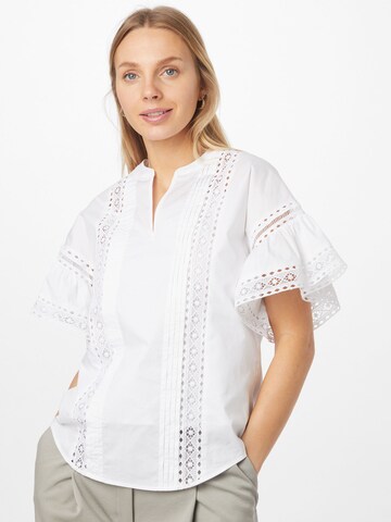 Twinset Bluse in Weiß: predná strana