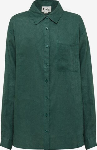 Calli Blouse in Groen: voorkant