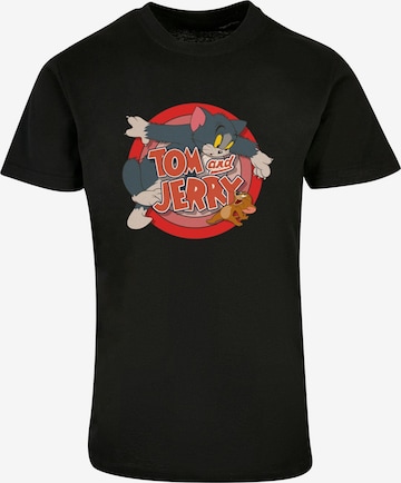 T-Shirt 'Tom and Jerry - Classic Catch' ABSOLUTE CULT en noir : devant