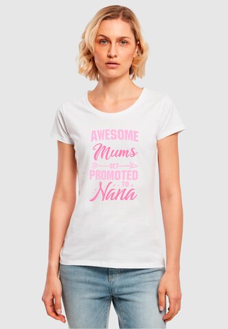 ABSOLUTE CULT Shirt 'Mother's Day - Nana' in Wit: voorkant