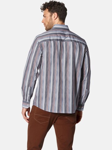 BABISTA Regular fit Button Up Shirt 'Tassiberi' in Blue