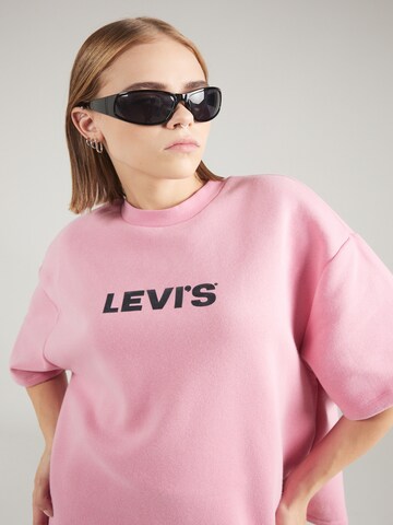 LEVI'S ® Μπλουζάκι 'Graphic Louise SS Crew' σε ροζ