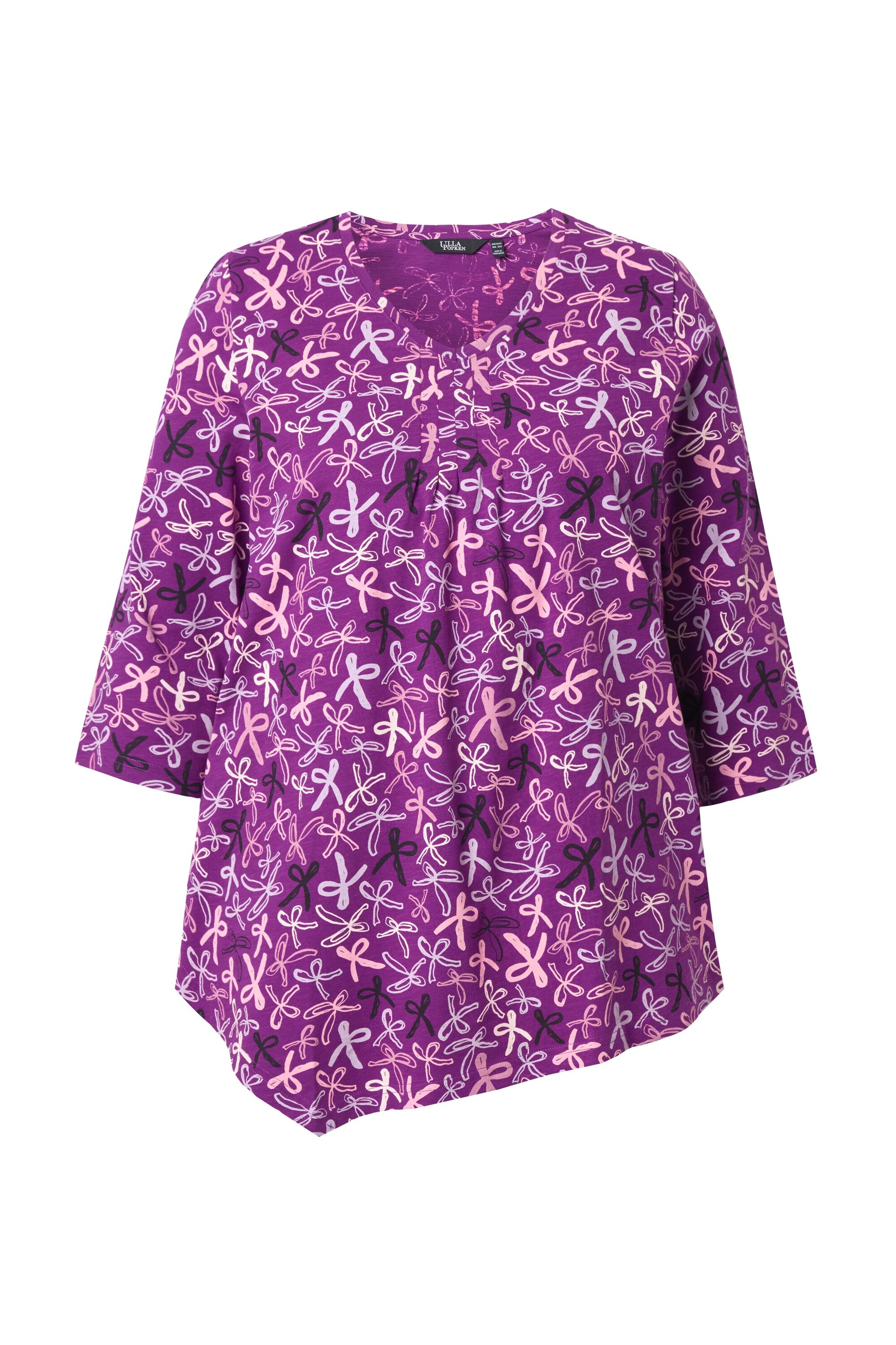 Ulla Popken Shirt in Lila: voorkant