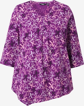 Ulla Popken Shirt in Lila: Vorderseite