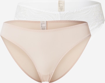 Dorina Σλιπ σε μπεζ: μπροστά