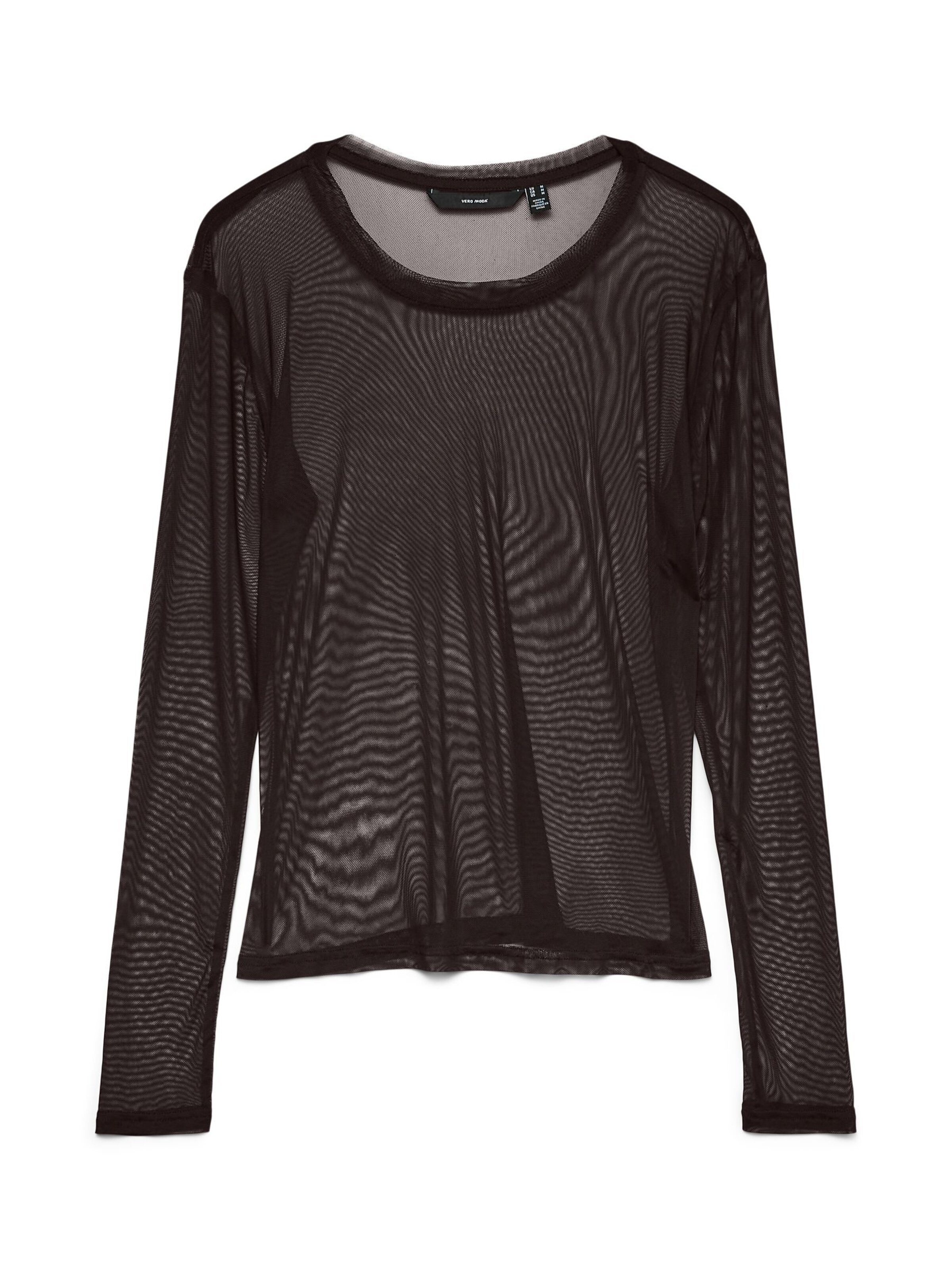 VERO MODA Shirt 'VMLova' in Bruin: voorkant