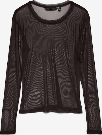 VERO MODA Shirt 'VMLova' in Bruin: voorkant