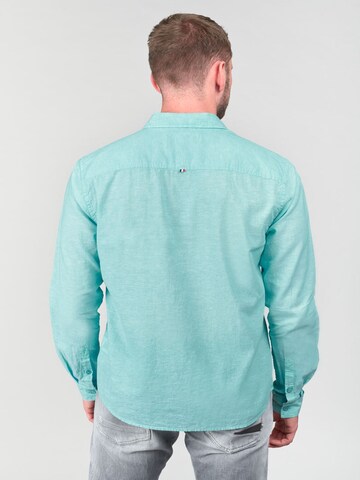 Coupe regular Chemise 'Rodes' Le Temps Des Cerises en bleu