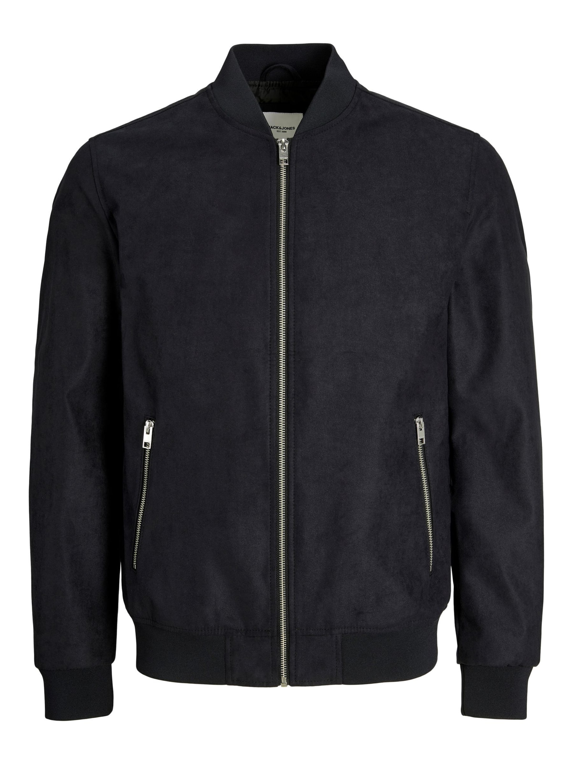 JACK & JONES Veste mi-saison en noir, Vue avec produit
