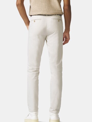 MEYER Slimfit Chinohose 'BONN Art.1-8123' in Weiß