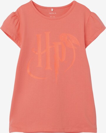 T-Shirt 'Avisa Harry Potter' NAME IT en orange : devant