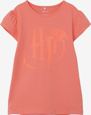 NAME IT T-Shirt 'Avisa Harry Potter' in Orange: predná strana