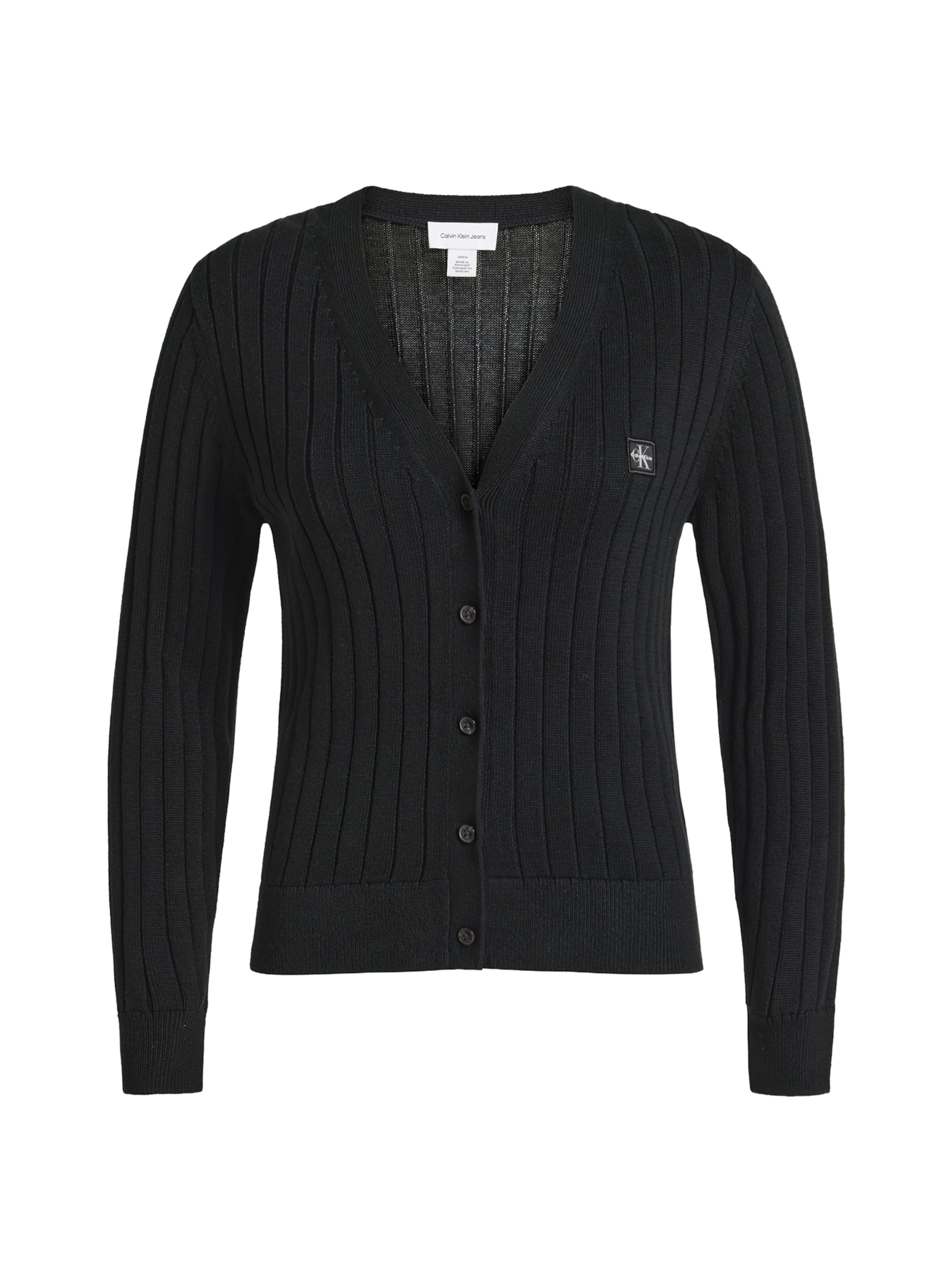 Calvin Klein Jeans Cardigan i sort: forside