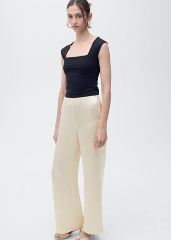 MANGO Regular Hose 'Goldi-l' in Beige